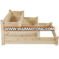 Wooden  flower box raised garden planter