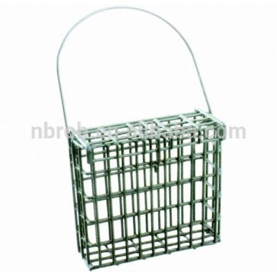 Stainless Steel Suet Bird Peanut Feeder Garden Hanging Metal Bird Feeder