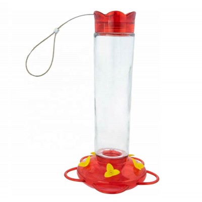 Outdoor Glass Hanging Hummingbird Water Feeder Stations