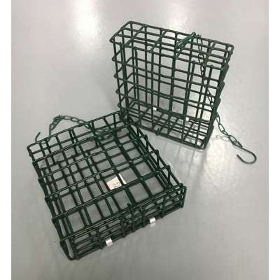 Premium Suet Feeder Single square metal bird feeder